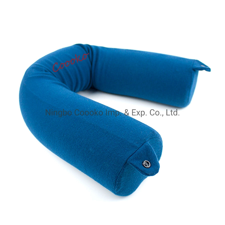 Twist Memory Foam Travel Pillow for Neck Chin Lumbar Leg Support